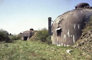 Ligne Maginot - PETIT REDERCHING - (Abri) - Les trois coffres d'entrée en enfilade