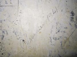 Ligne Maginot - PETIT REDERCHING - (Abri) - Graffiti 'prisonnier 1941'