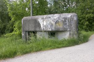 Ligne Maginot - 3 - WANTZENAU DIGUE 6 (Blockhaus pour arme infanterie) - Vue coté sud