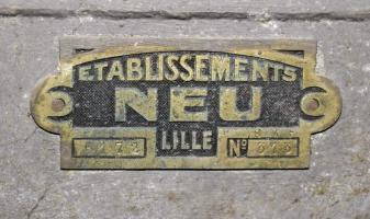 Ligne Maginot - 16/3 - KILSTETT (Casemate d'infanterie - double) - Plaque sur le groupe filtre