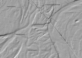 Ligne Maginot - CANAL de la HARDT (Position d'artillerie préparée) - Vue Lidar 68
