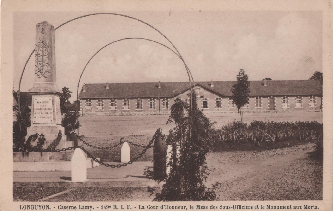 Ligne Maginot - LONGUYON - CASERNE LAMY - (Camp de sureté) - Carte postale 