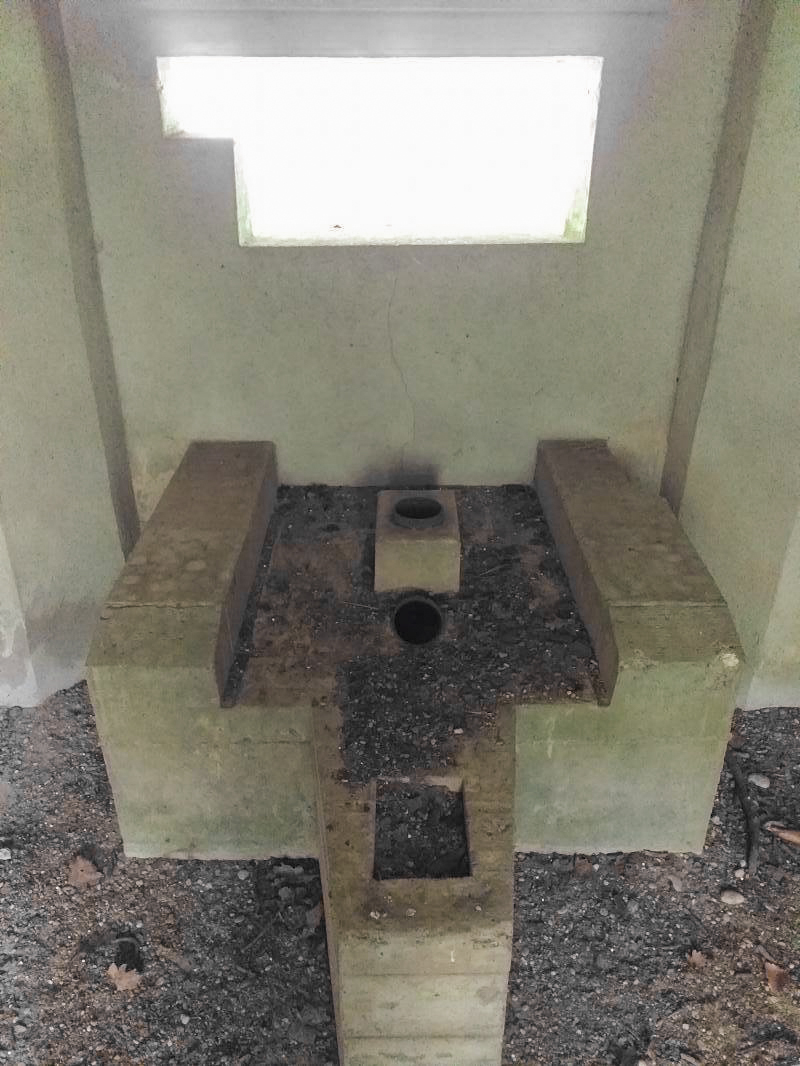 Ligne Maginot - SELTZBACH 2 - (Blockhaus pour canon) - Table mixte AC ou mitrailleuse (1°RM, blocs du nord)