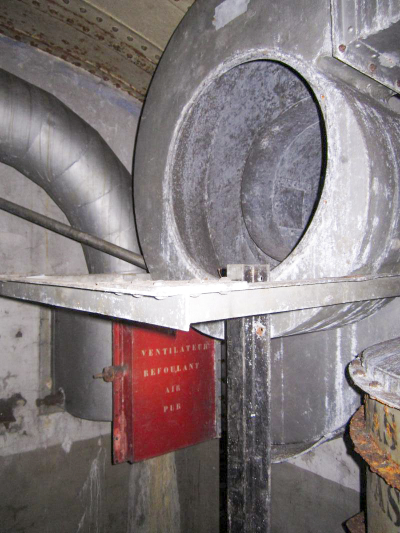 Ligne Maginot - SOUFFLENHEIM (II / 23° RIF) (Abri) - Volute du ventilateur refoulement air pur