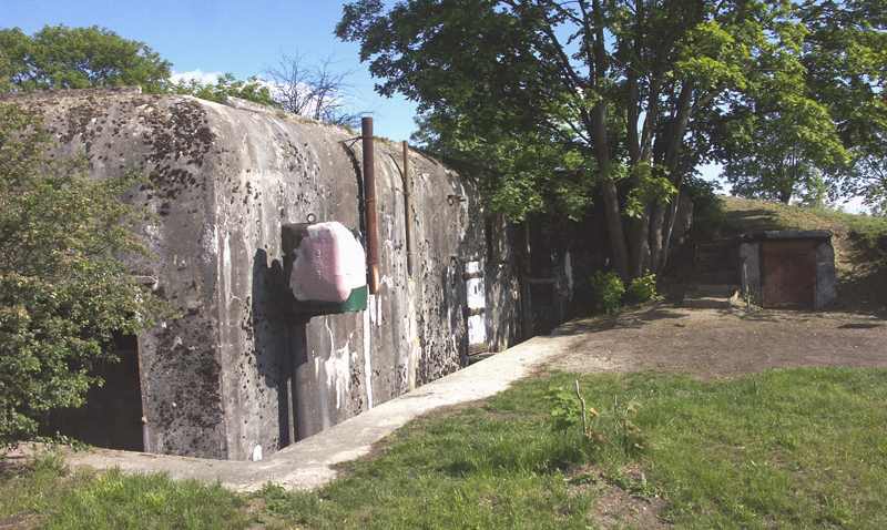 Ligne Maginot - AUENHEIM NORD - (Casemate d'infanterie) - Vue d'ensemble façade arrière