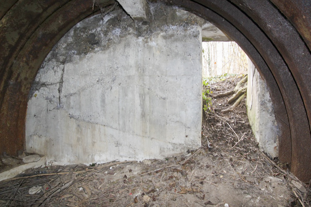 Ligne Maginot - DALHUNDEN OUEST - (Abri) - L'entrée secondaire vue de l'intérieur