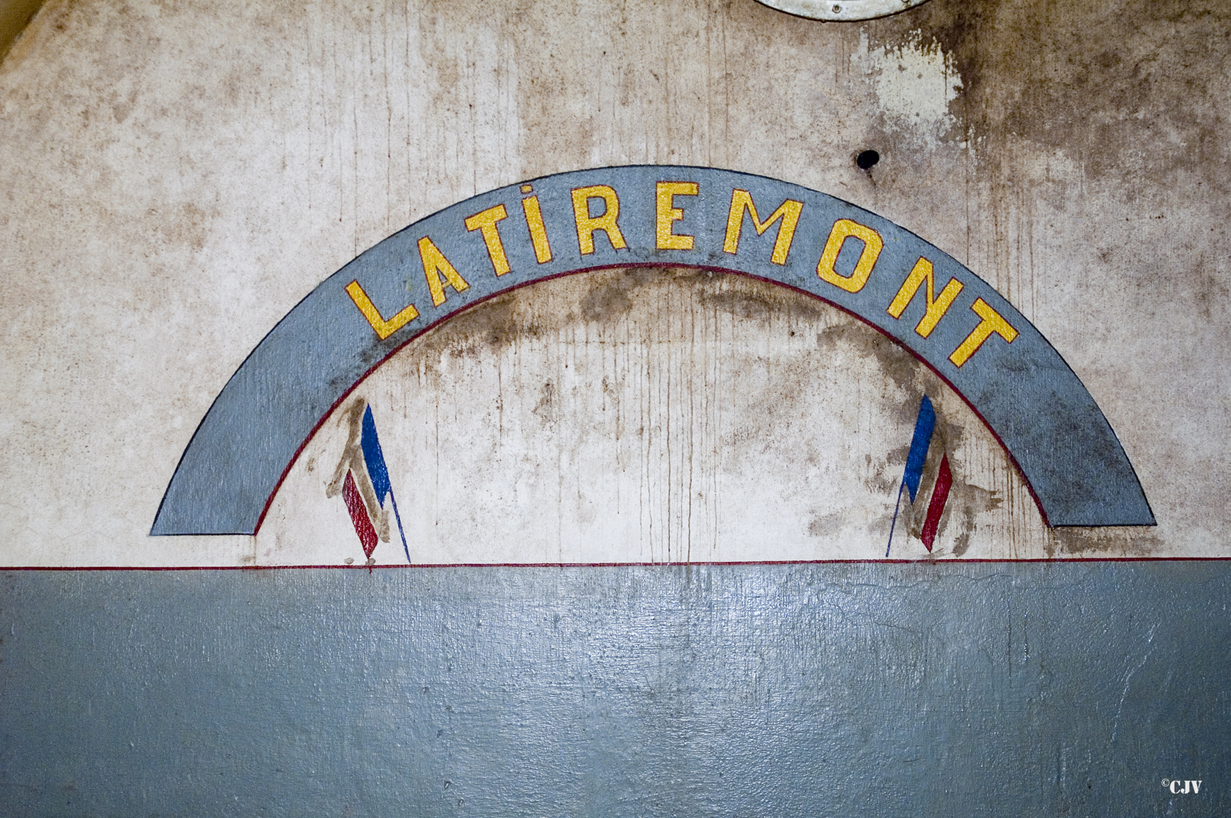 Ligne Maginot - LATIREMONT - A3 - (Ouvrage d'artillerie) - Peinture murale
