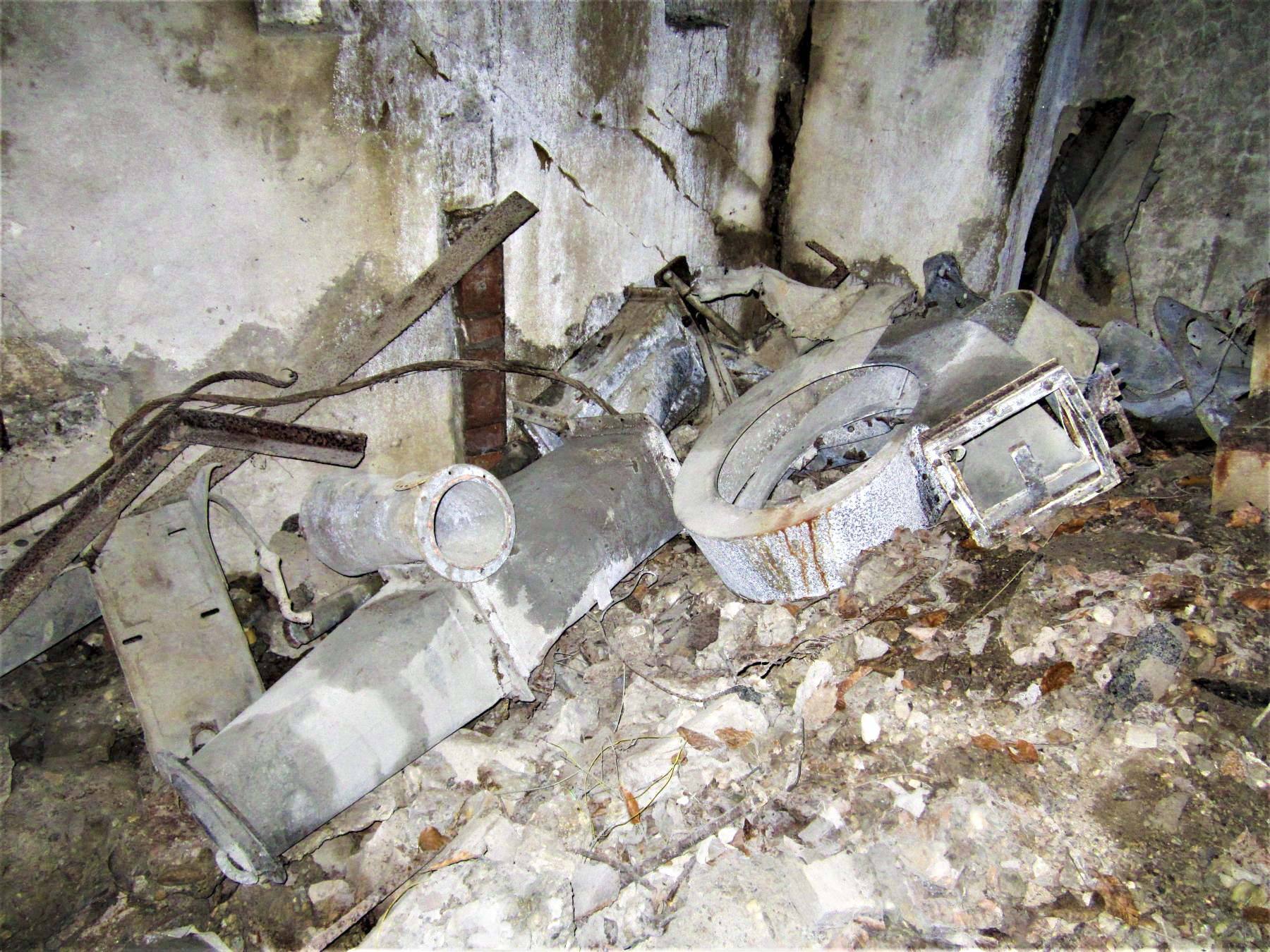 Ligne Maginot - SCHMELZBACH EST - (Casemate d'infanterie - double) - Restes de la ventilation
