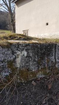Ligne Maginot - 38 - LA TOUPE OUEST - (Blockhaus pour arme infanterie) - Ouvrage intégré dans le mur et enseveli.