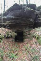 Ligne Maginot - INGWILLER - GEBIRGSWALD (RFL ET/OU 43° CAF) - (PC de Région Fortifiée) - Une des entrées de l'abri caverne