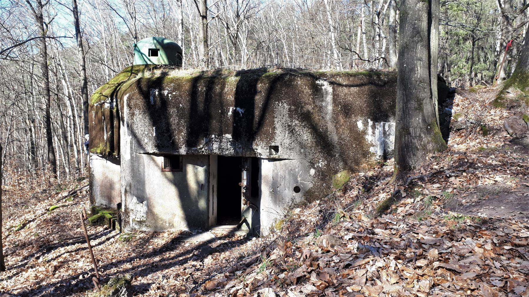 Ligne Maginot - GUNSTHAL COL OUEST - (Blockhaus pour arme infanterie) - Vue sur l'entrée