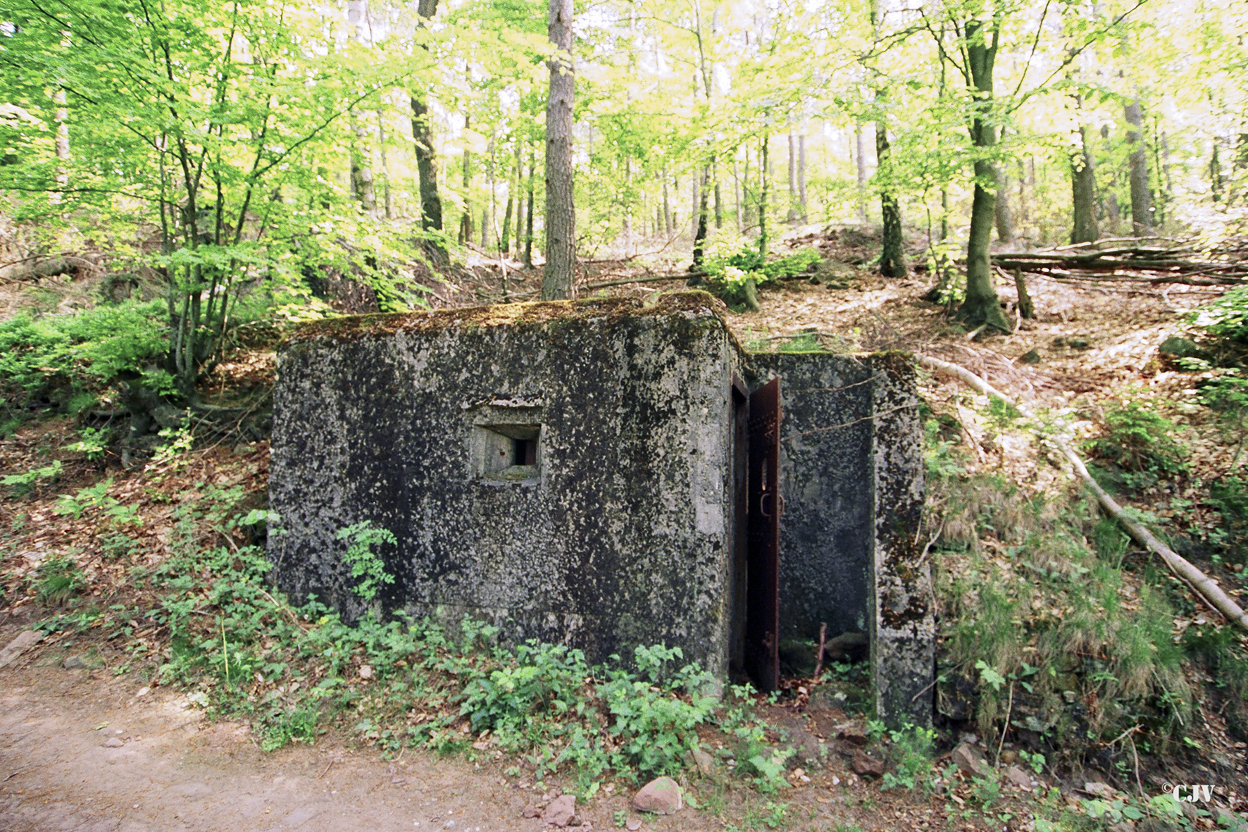 Ligne Maginot - FM78 - BETZENTHAL 5 - (Blockhaus pour arme infanterie) - Créneau latéral et entrée