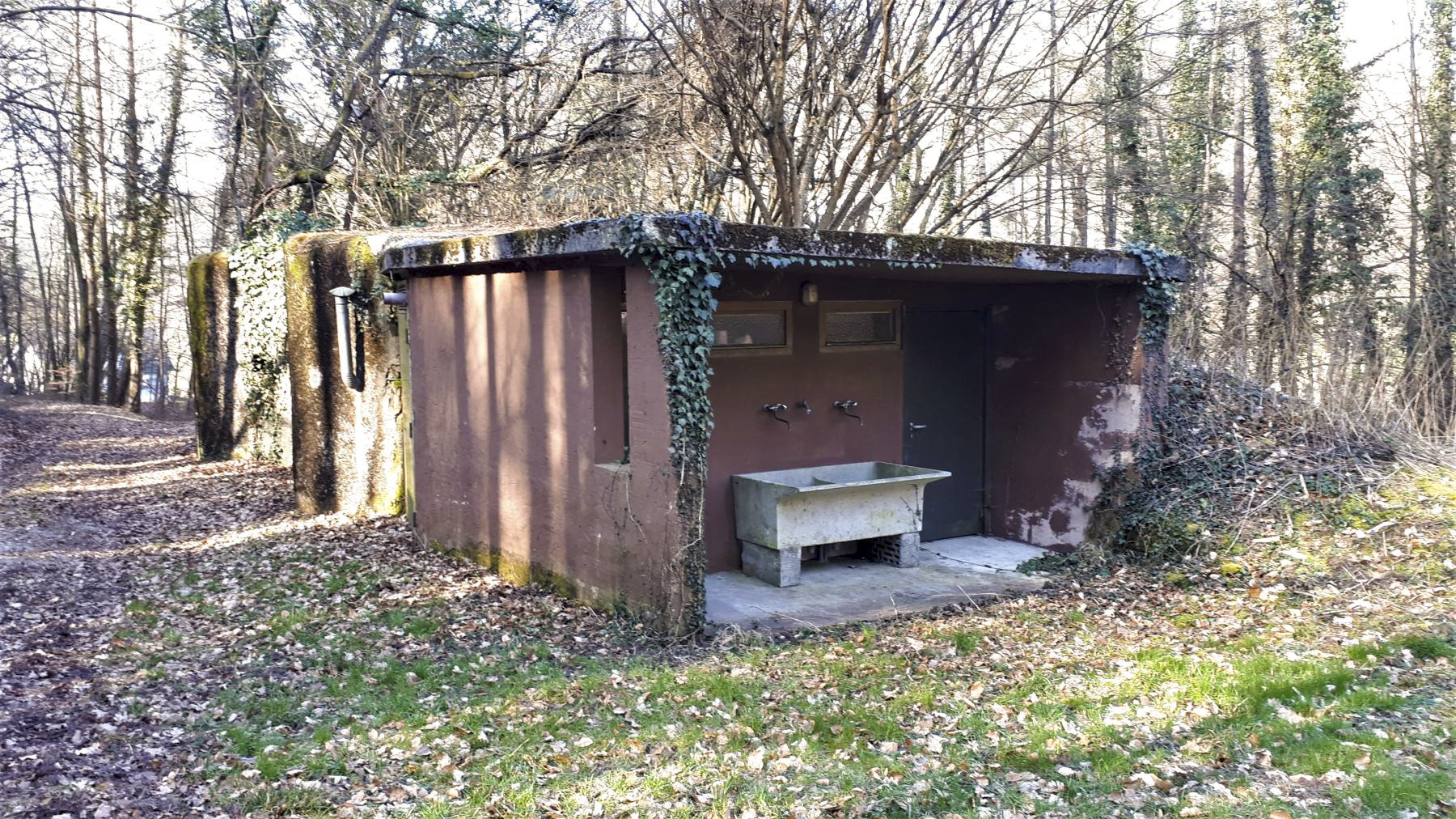 Ligne Maginot - NAGELSTHAL - (Blockhaus pour arme infanterie) - Bâtiment sanitaire accolé à la chambre de tir nord