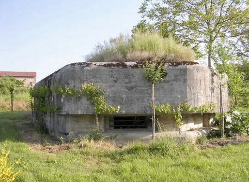Ligne Maginot - KURTZENHOUSE NORD - (Blockhaus pour canon) - Vu de face
