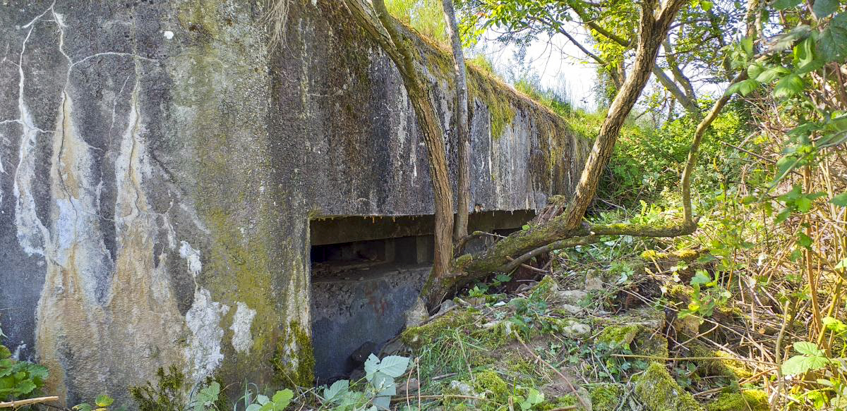 Ligne Maginot - WANTZENAU GARE - (PC de Sous-Quartier) - Chambre de tir nord pour deux mitrailleuses