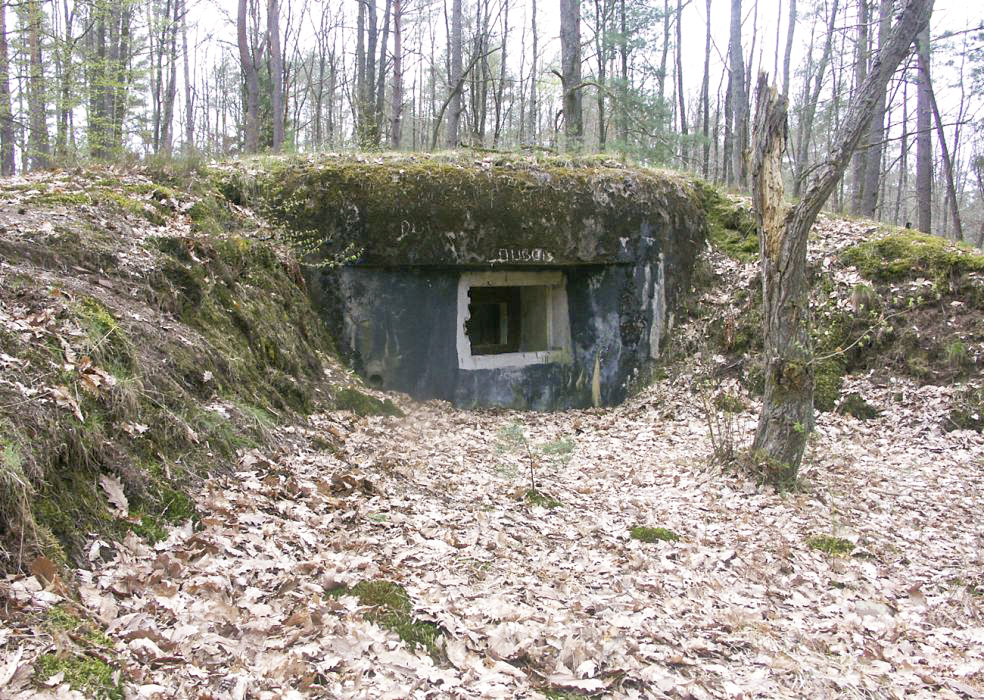 Ligne Maginot - MAIN du PRINCE 1 (Blockhaus pour canon) - Créneau frontal