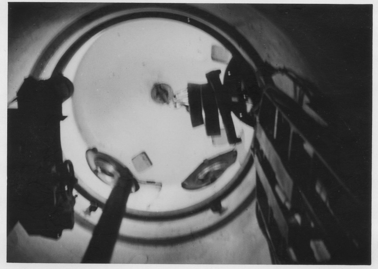 Ligne Maginot - Cloche GFM type B - Photo d'époque montrant l'intérieur d'une cloche