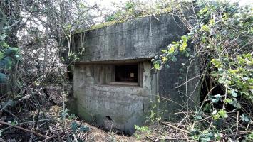 Ligne Maginot - BEIMERACKER - (Blockhaus pour arme infanterie) - Façade de la chambre de tir