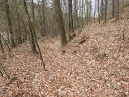 Ligne Maginot - FERME MUCKENTHAL 2 - (Blockhaus pour arme infanterie) - La tranchée d