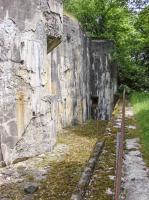 Ligne Maginot - HACKENBERG - A19 (Ouvrage d'artillerie) - Bloc 5
Le fossé diamant.