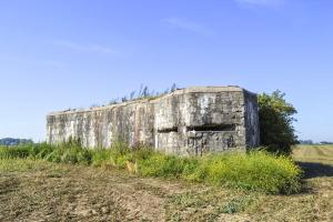 Ligne Maginot - A3 - FERME de l'ETOILE (Blockhaus pour canon) - Vu coté créé, beau d'observation