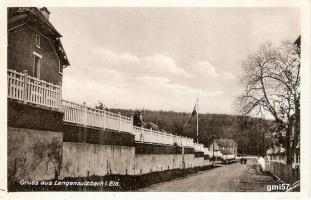 Ligne Maginot - LANGENSOULTZBACH (Cité Cadres) - Photo prise sous l'occupation,  la cité est alors utilisée par les troupes allemandes