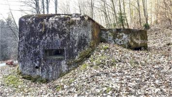 Ligne Maginot - LANGTHAL 1 - (Blockhaus pour arme infanterie) - Créneau FM frontal