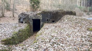 Ligne Maginot - LANGTHAL 2 - (Blockhaus pour arme infanterie) - l'entrée