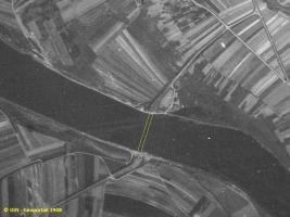 Ligne Maginot - OLGY - (Infrastructure routiére) - Le pont routier dans l'immédiat après guerre. Il a été dynamité durant le conflit.