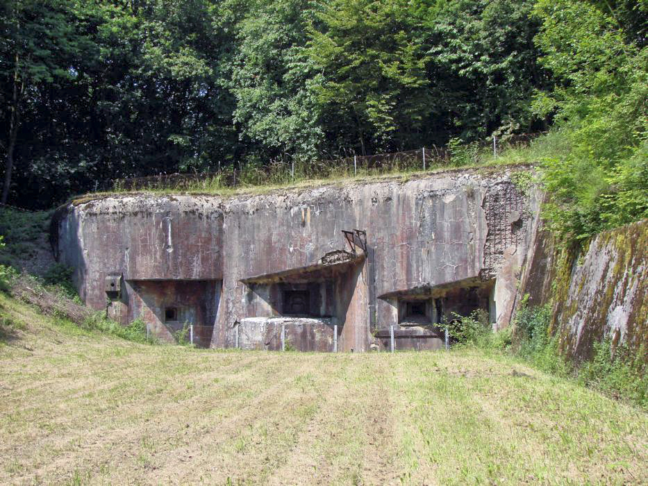 Ligne Maginot - HACKENBERG - A19 (Ouvrage d'artillerie) - Vue d'ensemble du bloc 25