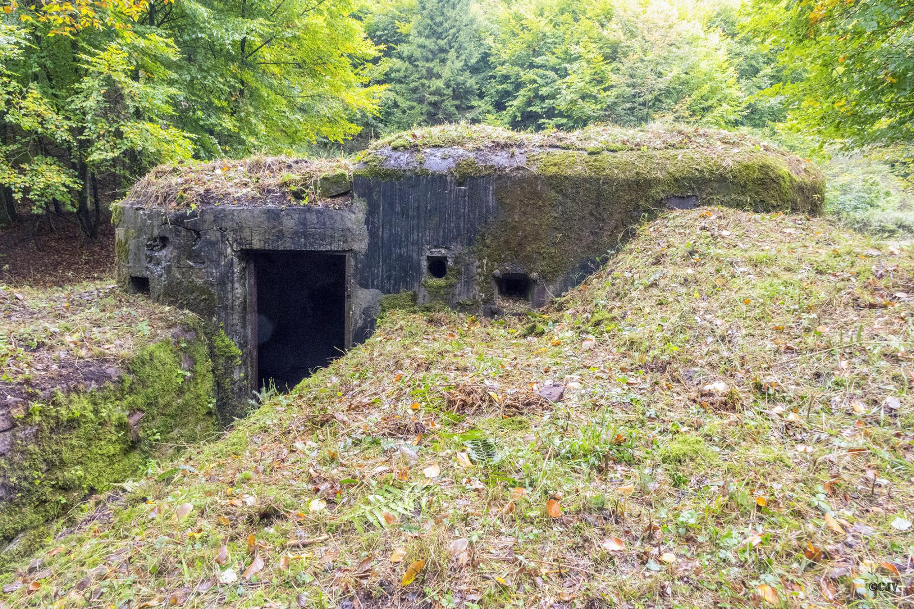 Ligne Maginot - LANGTHAL 2 - (Blockhaus pour arme infanterie) - L'entrée