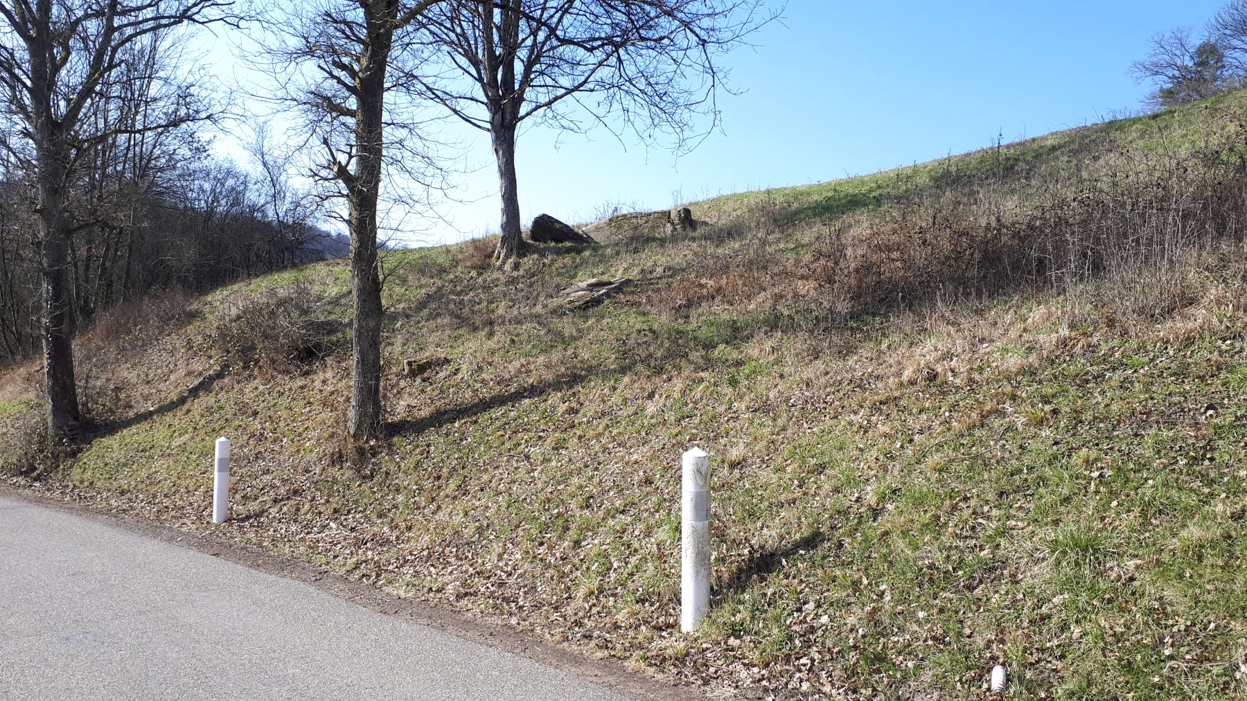 Ligne Maginot - FM86 - WELSCHHOF SUD OUEST - (Blockhaus pour arme infanterie) - Le bloc vu depuis la route