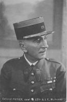 Ligne Maginot - Col POTIER commandant le 171° RIF en 1935 - 