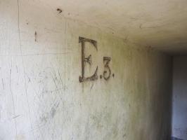 Ligne Maginot - E3 - (Chambre de coupure) - Marquage 'E3'