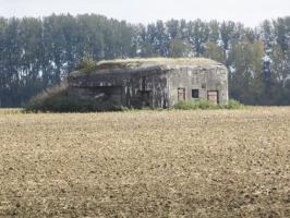 Ligne Maginot - B341 - HAMEAU de l'HOTEL (Blockhaus pour canon) - Vu du chemin du Moulin.