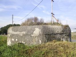 Ligne Maginot - BEF 267 - BERQUIER Nord (Blockhaus pour arme infanterie) - Photographié depuis la rue du Chemin vert.