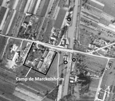 Ligne Maginot - MARCKOLSHEIM (CAMP) - (Camp de sureté) - Photo aérienne de 1951