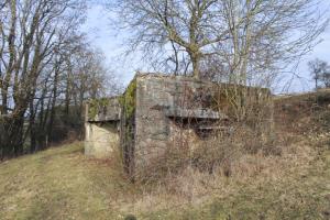 Ligne Maginot - GROS REDERCHING SUD (AVANT POSTE) - (Blockhaus pour arme infanterie) - Facade Ouest