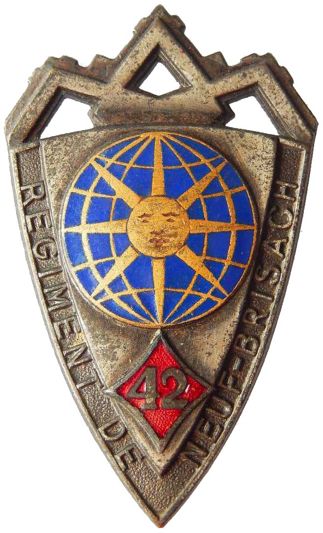 Insigne du 42° Régiment d'Infanterie de Forteresse