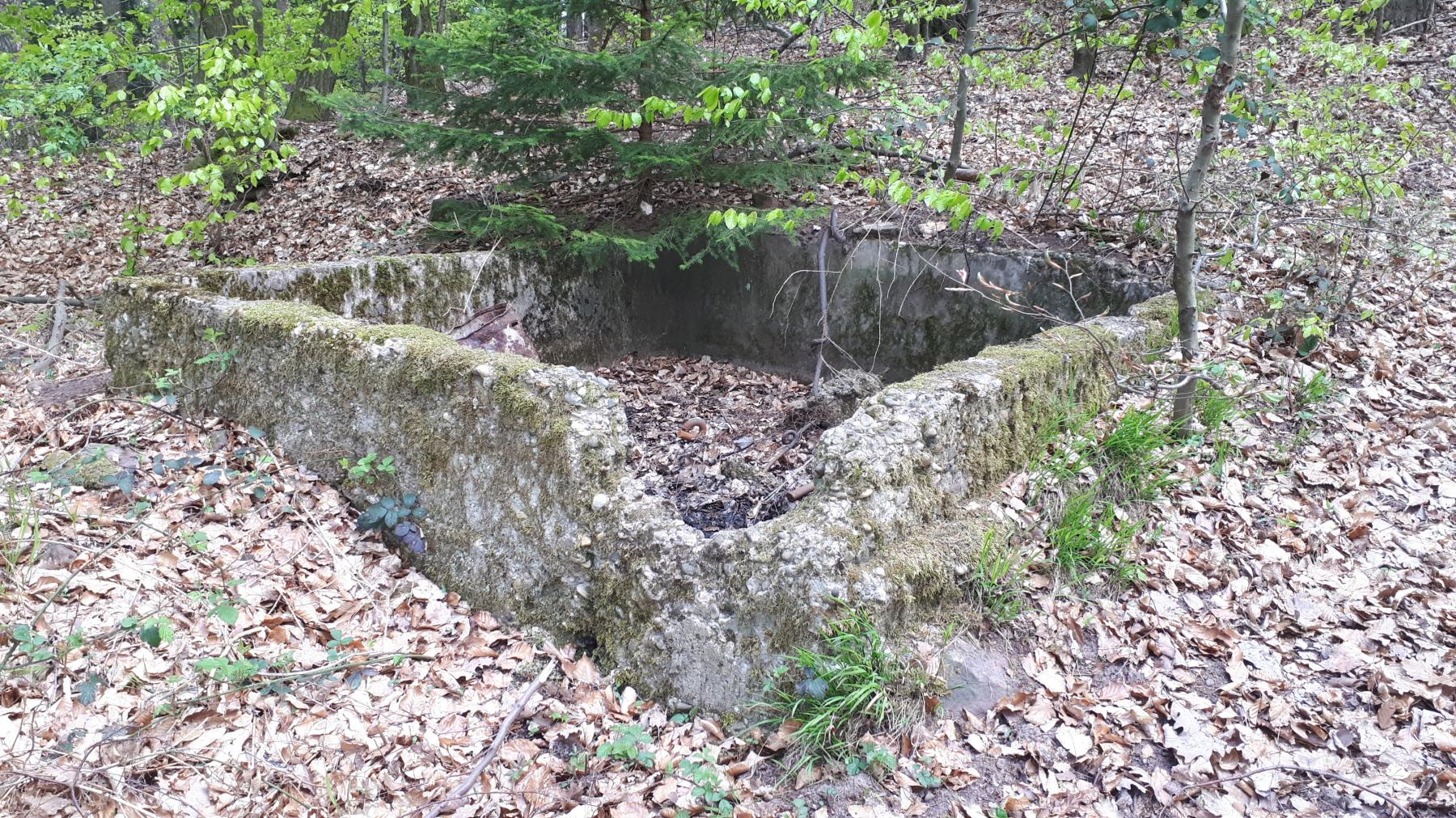 Ligne Maginot - un encuvement indétérminé - Un encuvement indéterminé derrière les blockhaus, sur l'arête du Diebskopf