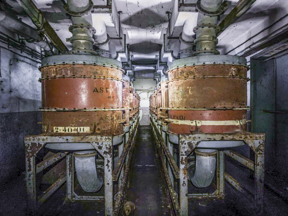 Ligne Maginot - MONT des WELCHES - A21 (Ouvrage d'artillerie) - La salle des filtres