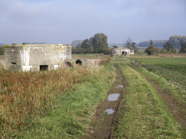 Ligne Maginot - BEF 578B - ERMITAGE OUEST 2 - (Blockhaus pour arme infanterie) - Situé dans son environnement.