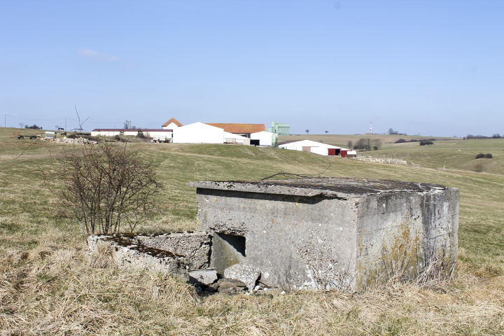 Ligne Maginot - BOMBACH 4 (Blockhaus pour arme infanterie) - Façade arrière