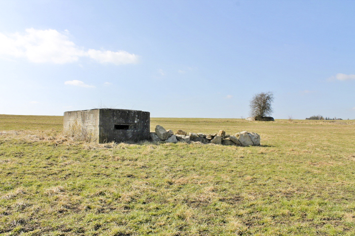 Ligne Maginot - BOMBACH 4 (Blockhaus pour arme infanterie) - Façade de tir