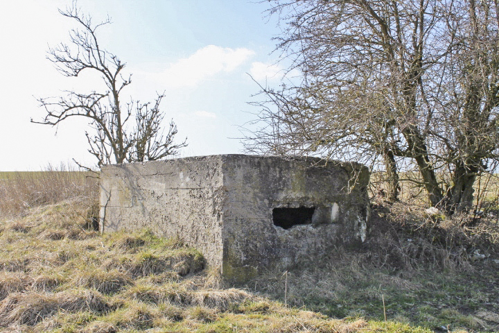 Ligne Maginot - BOMBACH 3 (Blockhaus pour arme infanterie) - Façade de tir