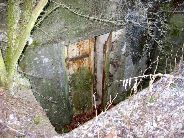 Ligne Maginot - ELSENBERG 3 - (Observatoire d'artillerie) - L'entrée
