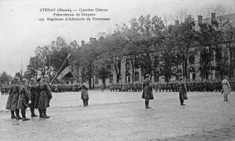 Ligne Maginot - STENAY - CASERNE CHANZY - (Camp de sureté) - Prise d'armes du 155° RIF
