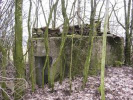 Ligne Maginot - KLEINGEWAEND 1 - (Blockhaus pour arme infanterie) - Façade arrière