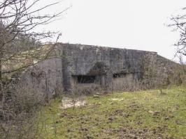 Ligne Maginot - MERRENRIED 1 - (Blockhaus pour canon) - Façade de tir