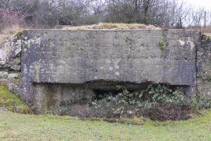 Ligne Maginot - MERRENRIED 5 - (Blockhaus pour canon) - Façade de tir